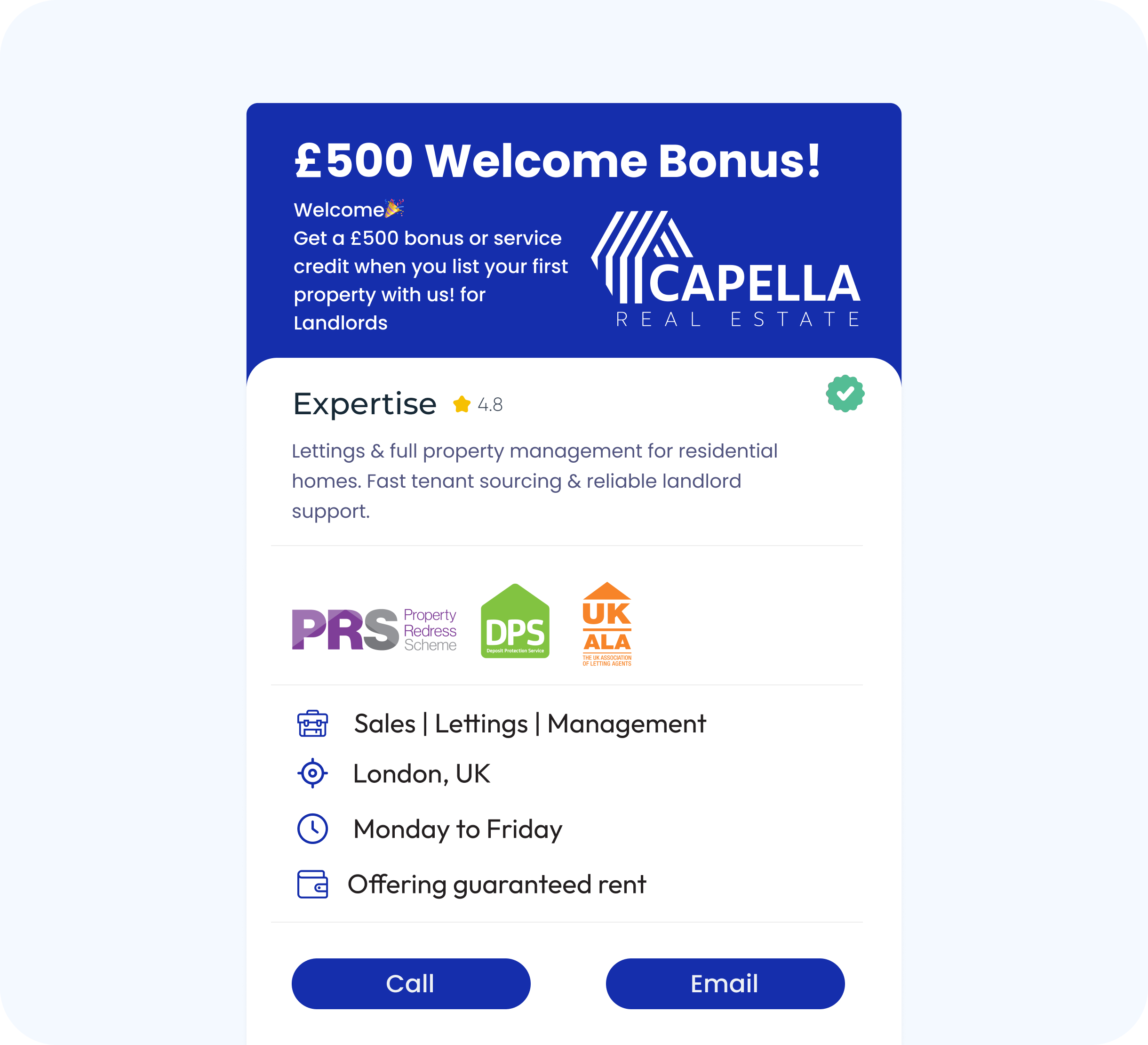 Set up your profile & stand out!