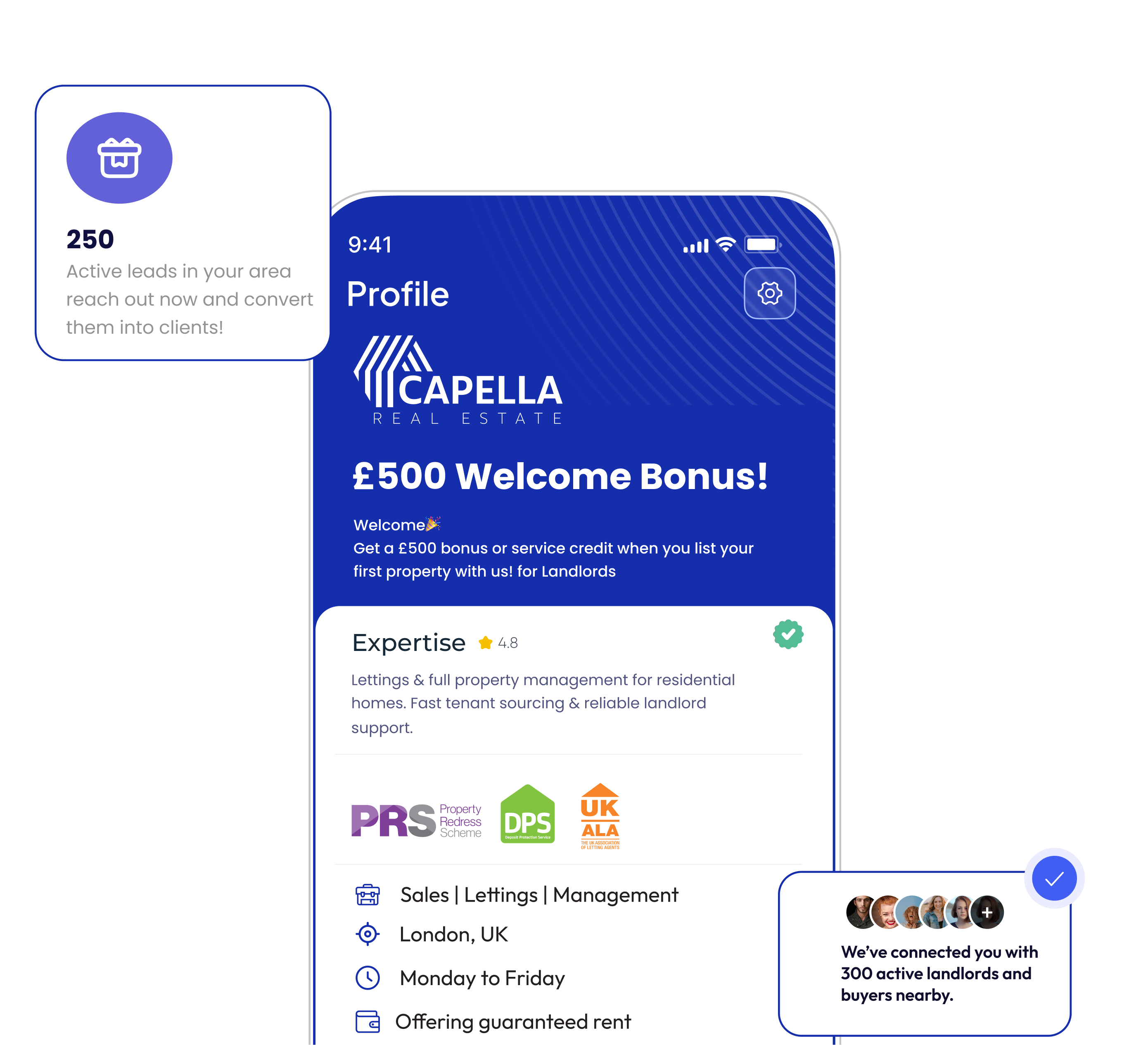 Create your profile & grow your agency