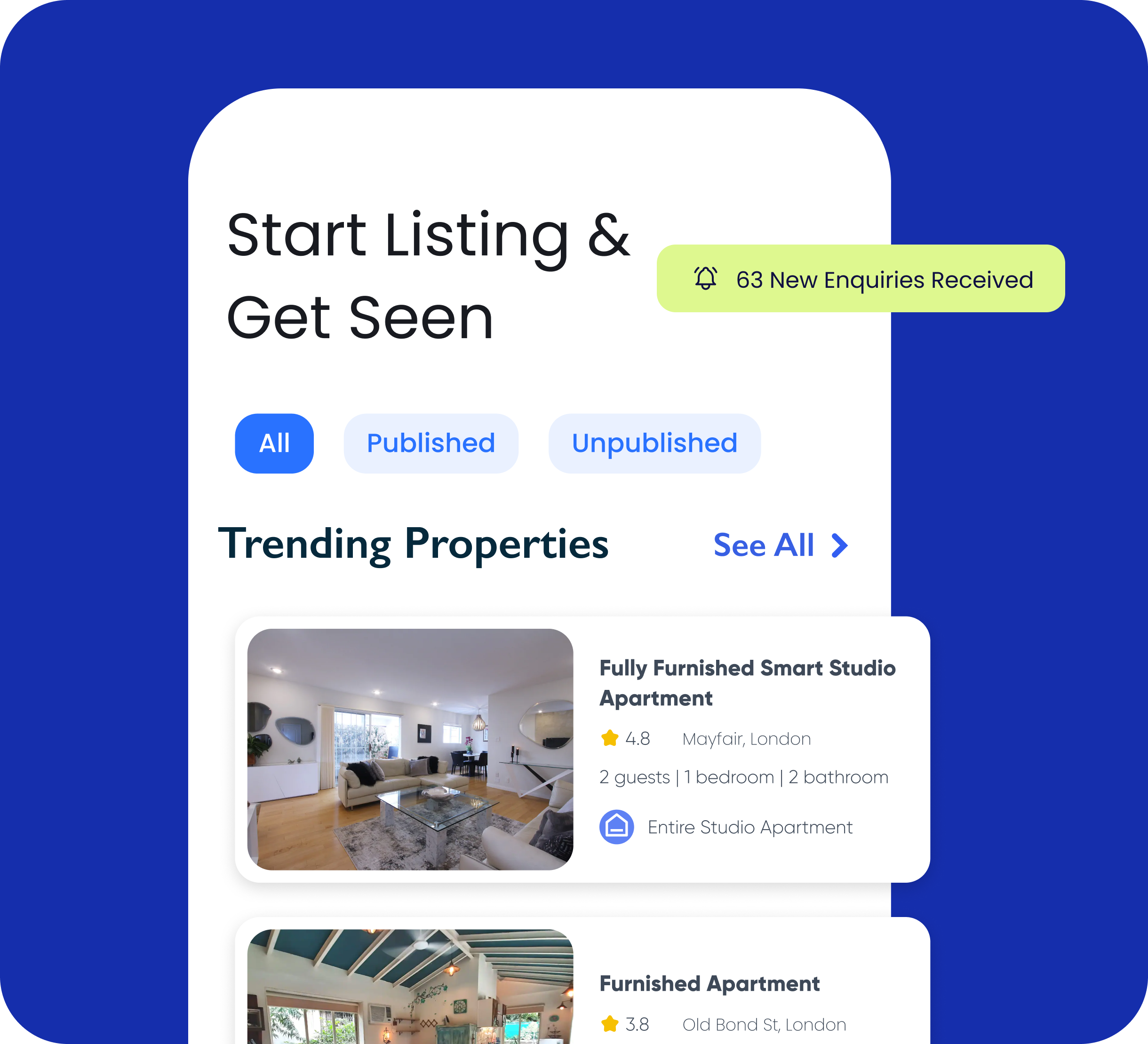 Showcase your properties with impact