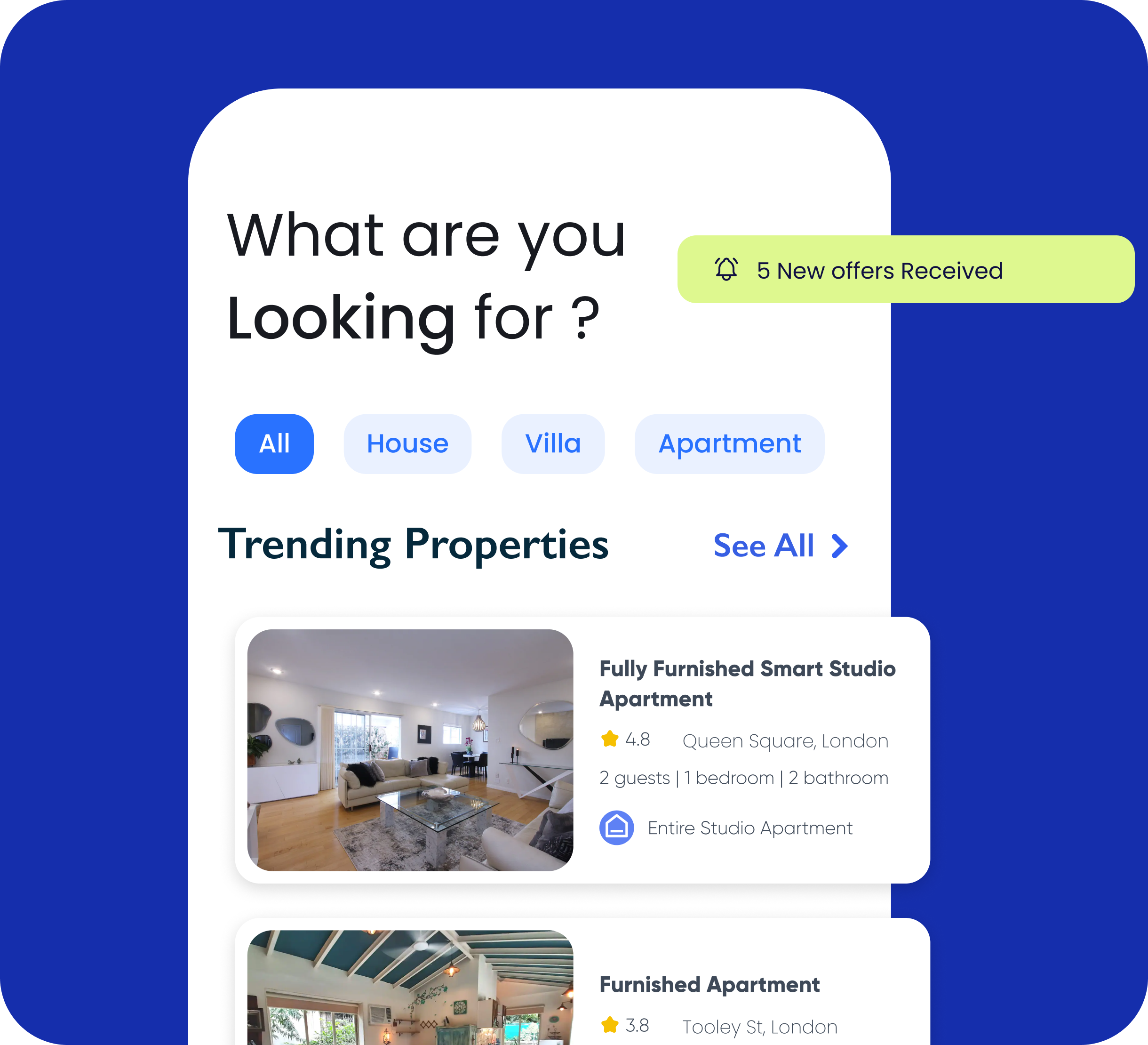 Get notified with tailored property alerts