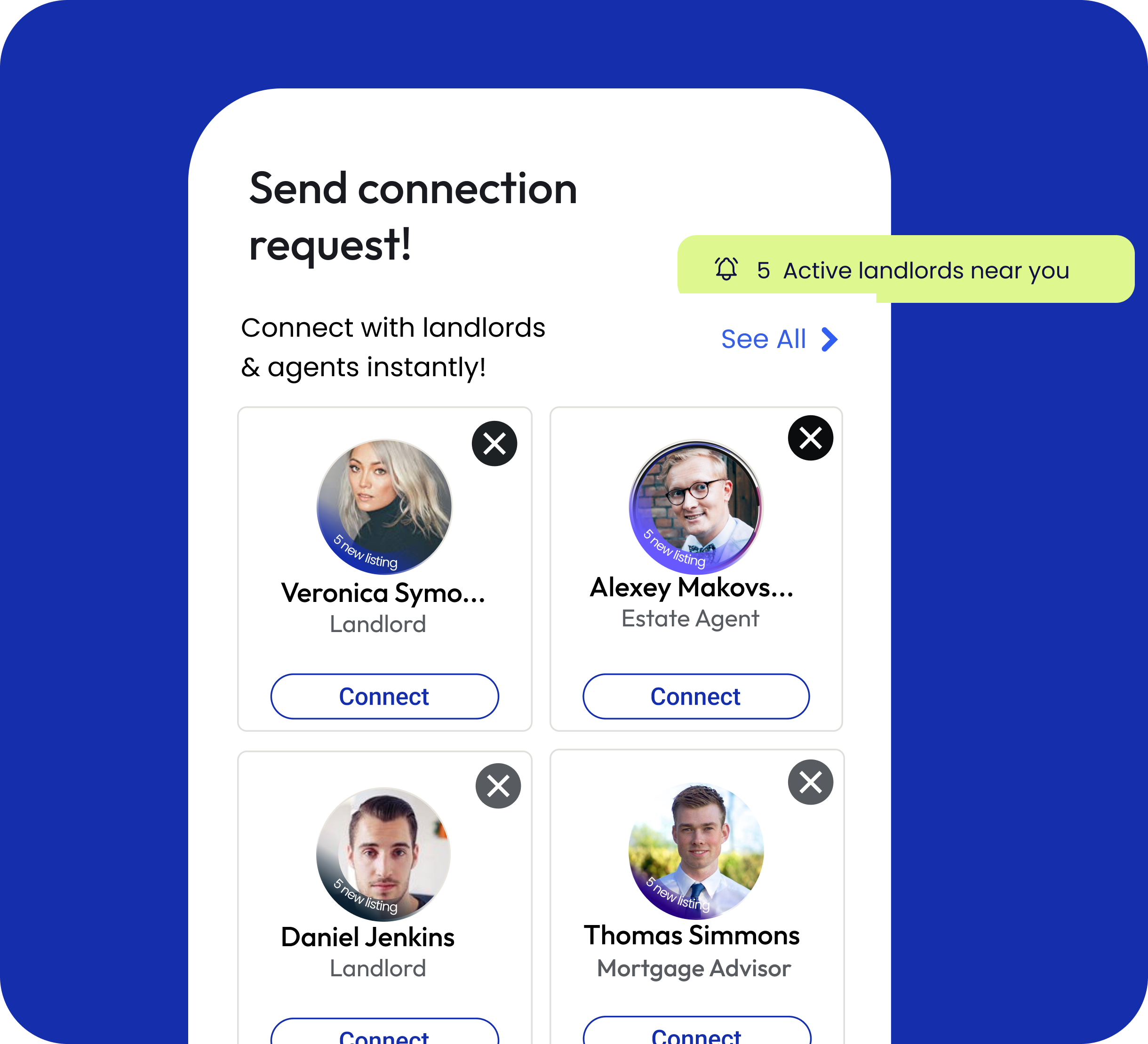 Seamless local connections, instantly
