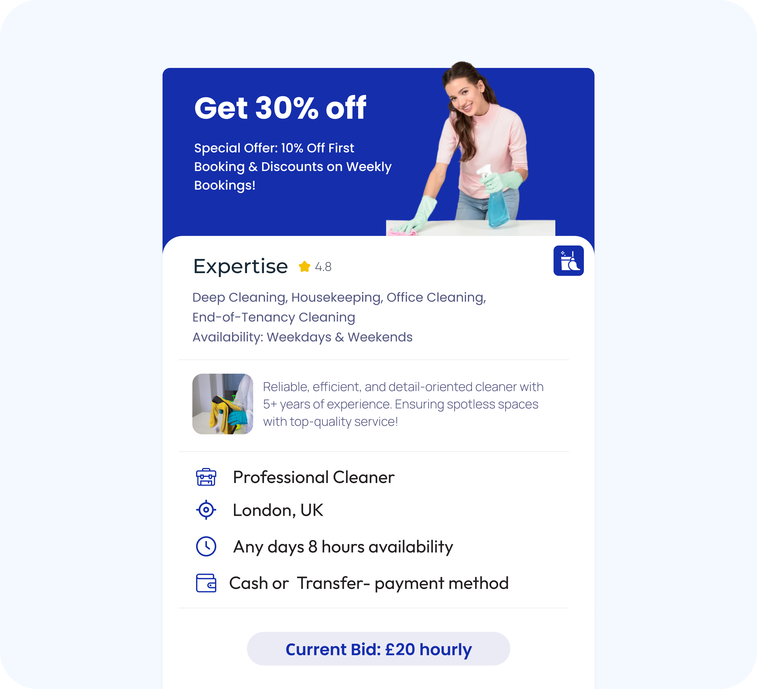 Set up your profile & stand out!