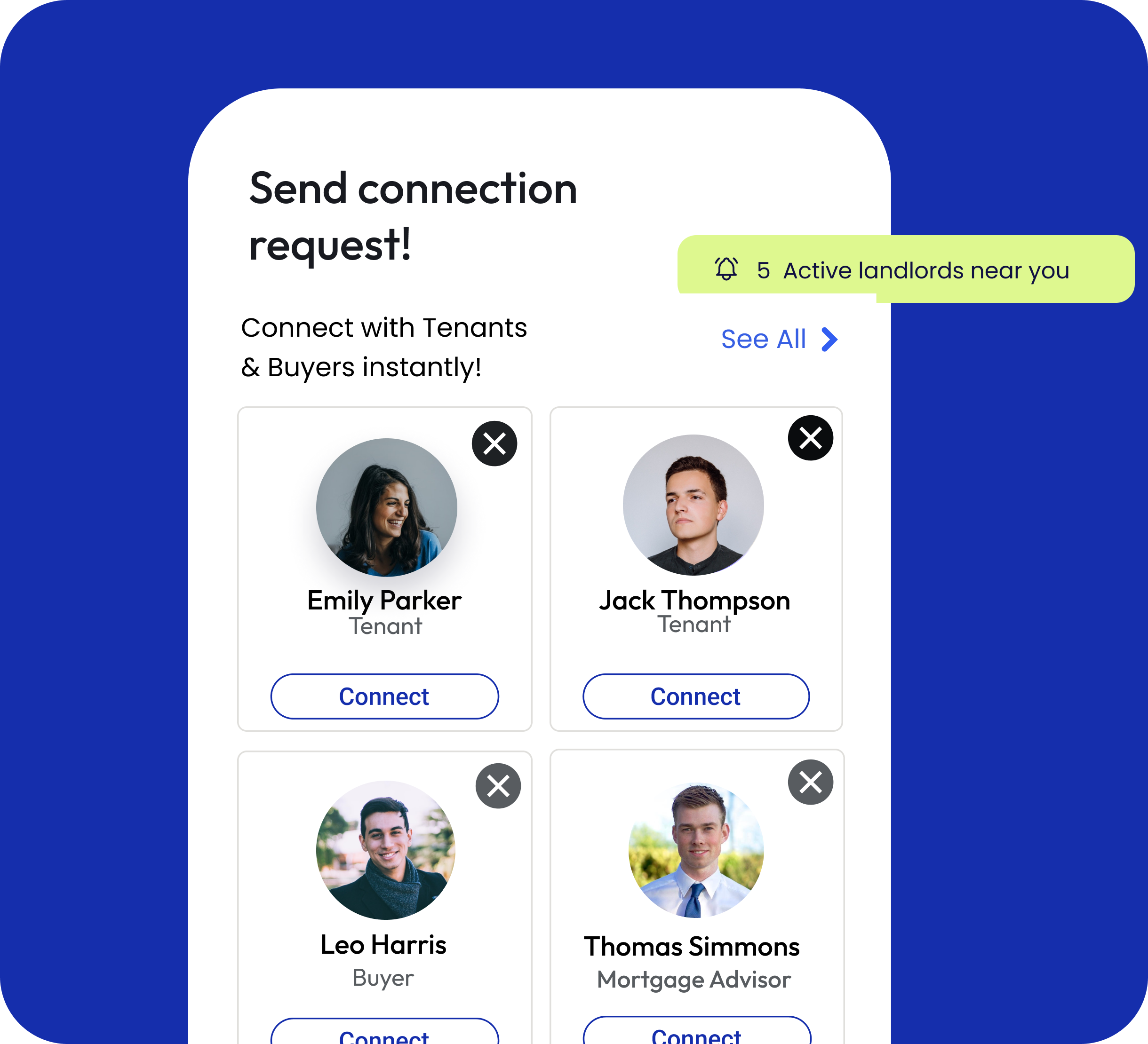 Seamless local connections, instantly